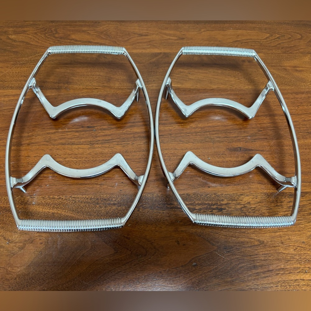 Set of Vintage Corning Ware Serving Cradles.
